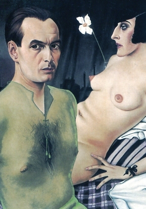 Christian Schad (1894-1982) - Self-Portrait with Model, 1927