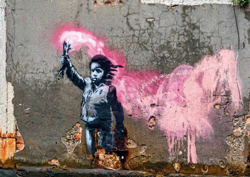Banksy - The Migrant Child