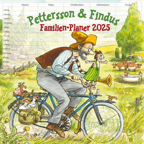 Pettersson und Findus Familienplaner 2025