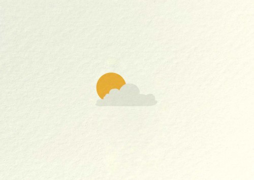 Sonne und Wolke