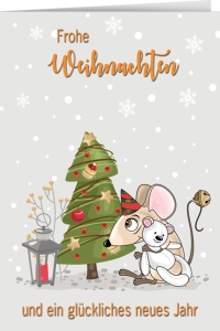 Klappkarte - Frohe Weihnachten und ein glückliches neues Jahr Klappkarte - Frohe Weihnachten und ein glückliches neues Jahr
