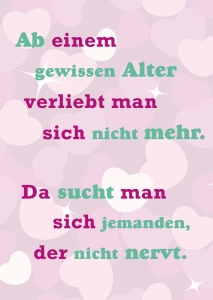 Postkarte – Ab einen gewissen Alter Postkarte – Ab einen gewissen Alter