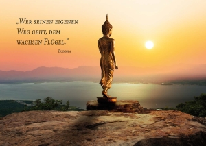 Postkarte – Wer seinen eigenen Weg geht ... Postkarte – Wer seinen eigenen Weg geht ...