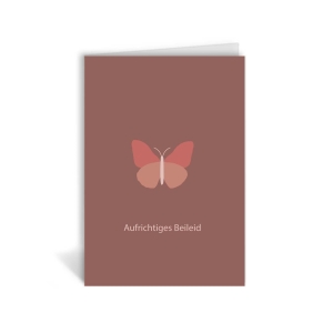 Greeting Card – Auftrichtiges Beileid Greeting Card – Auftrichtiges Beileid