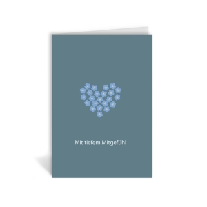 Greeting Card – Mit tiefem Mitgefühl Greeting Card – Mit tiefem Mitgefühl