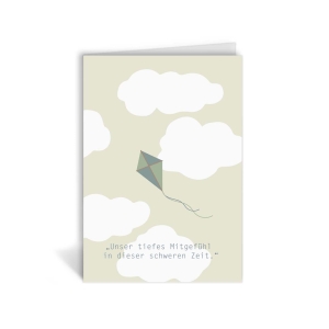 Greeting Card – Unser tiefes Mitgefühl Greeting Card – Unser tiefes Mitgefühl