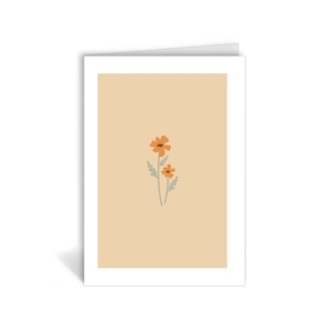 Klappkarte – Blumen Klappkarte – Blumen