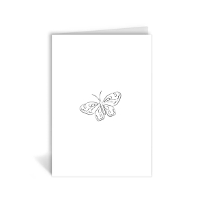 Klappkarte – Schmetterling Klappkarte – Schmetterling