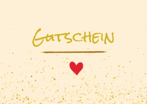 Postkarte mit Veredelung – Gutschein || Postkarte mit Veredelung – Gutschein ||
