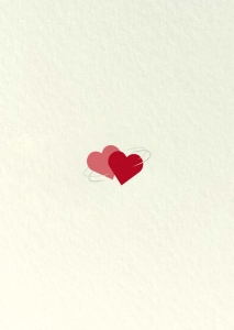 Postkarte – zwei Herzen Postkarte – zwei Herzen