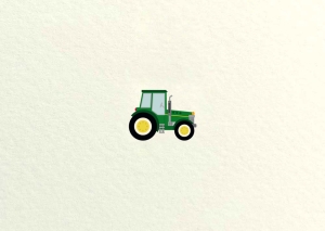 Postcard – Tractor