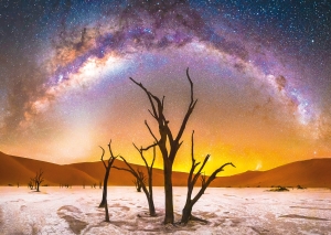 Postcard – Milchstraße über Deadvlei, Namibia