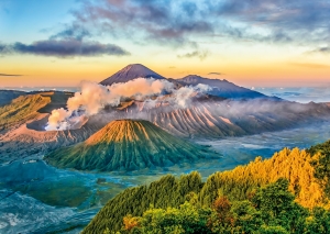 Postkarte – Bromo-Nationalpark, Java, Indonesien