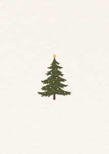 Postkarte - Tannenbaum