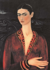 Frida Kahlo - Self-Portrait in a Velvet Dress