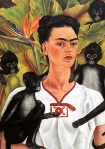 Frida Kahlo - Self-Portrait with Monkeys