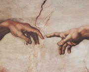 Michelangelo Buonarroti - Creation of Adam (Detail)